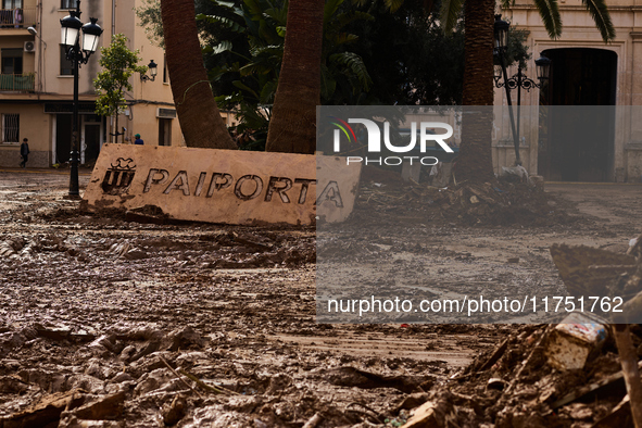 Devastating scenes from the Paiporta flood , Spain, on november 07, 2024. 