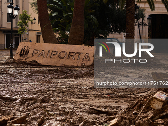 Devastating scenes from the Paiporta flood , Spain, on november 07, 2024. (