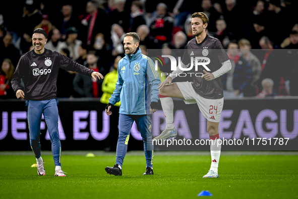 AFC Ajax Amsterdam defender Daniele Rugani plays during the match between Ajax and Maccabi Tel Aviv at the Johan Cruijff ArenA for the UEFA...