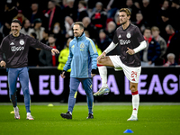 AFC Ajax Amsterdam defender Daniele Rugani plays during the match between Ajax and Maccabi Tel Aviv at the Johan Cruijff ArenA for the UEFA...