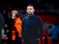 AFC Ajax Amsterdam trainer Francesco Fariolo is present during the match between Ajax and Maccabi Tel Aviv at the Johan Cruijff ArenA for th...