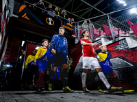 Fenerbahce forward Edin Dzeko plays during the match between AZ and Fenerbahce at the AFAS Stadium for the UEFA Europa League - League phase...