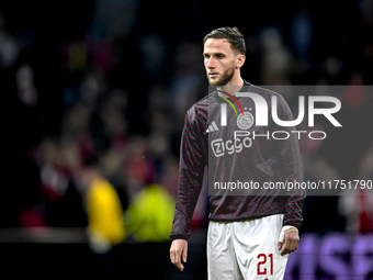 AFC Ajax Amsterdam midfielder Branco van den Boomen plays during the match between Ajax and Maccabi Tel Aviv at the Johan Cruijff ArenA for...