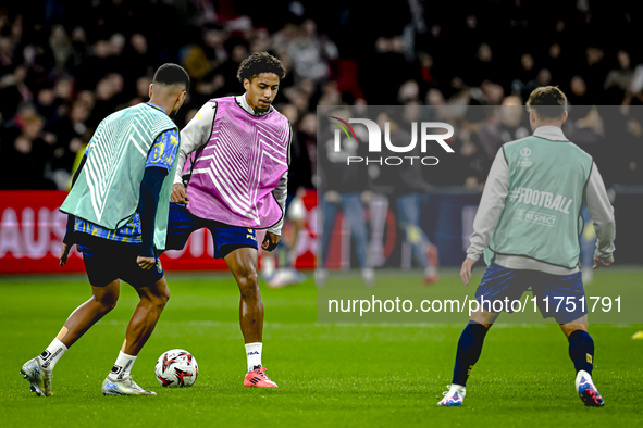 Maccabi Tel Aviv defender Tyrese Asante plays during the match between Ajax and Maccabi Tel Aviv at the Johan Cruijff ArenA for the UEFA Eur...