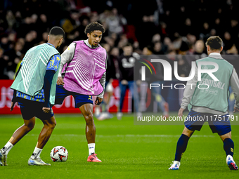 Maccabi Tel Aviv defender Tyrese Asante plays during the match between Ajax and Maccabi Tel Aviv at the Johan Cruijff ArenA for the UEFA Eur...