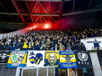 Supporters of Fenerbahce during the match between AZ and Fenerbahce at the AFAS Stadium for the UEFA Europa League - League phase - Matchday...