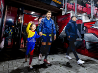 Fenerbahce forward Dusan Tadic plays during the match between AZ and Fenerbahce at the AFAS Stadium for the UEFA Europa League - League phas...