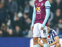 Josh Brownhill of Burnley prepares to start the game during the Sky Bet Championship match between West Bromwich Albion and Burnley at The H...