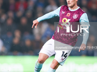 Connor Roberts of Burnley participates in the Sky Bet Championship match between West Bromwich Albion and Burnley at The Hawthorns in West B...