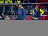 Fenerbahce assistant trainer Salvatore Foti is present during the match between AZ and Fenerbahce at the AFAS stadium for the UEFA Europa Le...