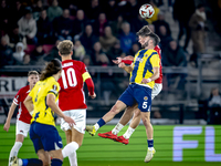 Fenerbahce midfielder Ismail Yusek plays during the match between AZ and Fenerbahce at the AFAS Stadium for the UEFA Europa League - League...