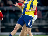 Fenerbahce midfielder Ismail Yusek plays during the match between AZ and Fenerbahce at the AFAS Stadium for the UEFA Europa League - League...