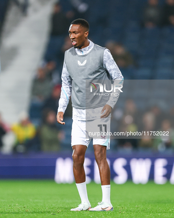 #11, Jaidon Anthony of Burnley warms up during the Sky Bet Championship match between West Bromwich Albion and Burnley at The Hawthorns in W...