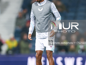 #11, Jaidon Anthony of Burnley warms up during the Sky Bet Championship match between West Bromwich Albion and Burnley at The Hawthorns in W...