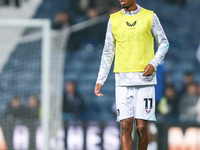 #11, Jaidon Anthony of Burnley warms up during the Sky Bet Championship match between West Bromwich Albion and Burnley at The Hawthorns in W...