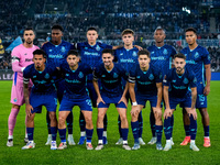 FC Porto line up during the UEFA Europa League 2024/25 League Phase MD4 match between SS Lazio and FC Porto at Stadio Olimpico on November 0...