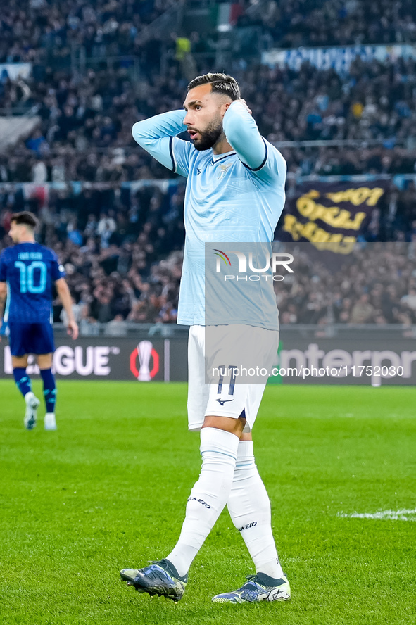 Taty Castellanos of SS Lazio looks dejected during the UEFA Europa League 2024/25 League Phase MD4 match between SS Lazio and FC Porto at St...