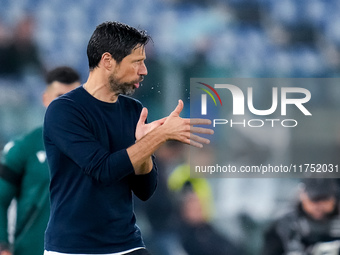 Vitor Bruno head coach of FC Porto gestures during the UEFA Europa League 2024/25 League Phase MD4 match between SS Lazio and FC Porto at St...