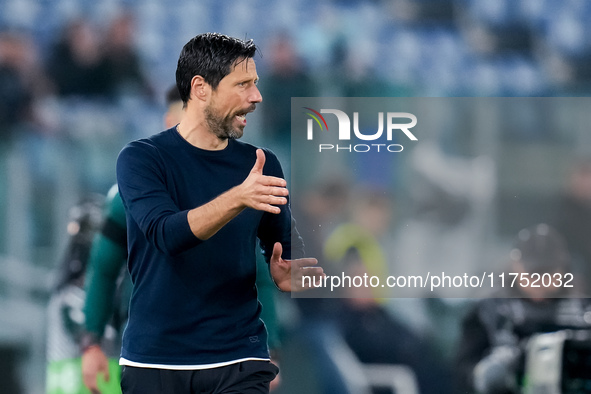 Vitor Bruno head coach of FC Porto gestures during the UEFA Europa League 2024/25 League Phase MD4 match between SS Lazio and FC Porto at St...