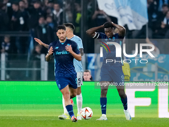 Samu Omorodion of FC Porto looks dejected during the UEFA Europa League 2024/25 League Phase MD4 match between SS Lazio and FC Porto at Stad...