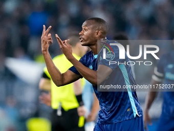 Tiago Djalo' of FC Porto gestures during the UEFA Europa League 2024/25 League Phase MD4 match between SS Lazio and FC Porto at Stadio Olimp...