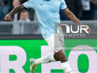 Nuno Tavares of SS Lazio during the UEFA Europa League 2024/25 League Phase MD4 match between SS Lazio and FC Porto at Stadio Olimpico on No...