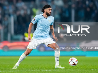 Samuel Gigot of SS Lazio during the UEFA Europa League 2024/25 League Phase MD4 match between SS Lazio and FC Porto at Stadio Olimpico on No...