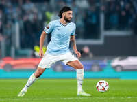 Samuel Gigot of SS Lazio during the UEFA Europa League 2024/25 League Phase MD4 match between SS Lazio and FC Porto at Stadio Olimpico on No...