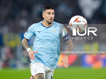 Mattia Zaccagni of SS Lazio during the UEFA Europa League 2024/25 League Phase MD4 match between SS Lazio and FC Porto at Stadio Olimpico on...