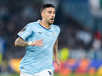 Mattia Zaccagni of SS Lazio during the UEFA Europa League 2024/25 League Phase MD4 match between SS Lazio and FC Porto at Stadio Olimpico on...