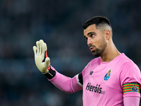 Diego Costa of FC Porto gestures during the UEFA Europa League 2024/25 League Phase MD4 match between SS Lazio and FC Porto at Stadio Olimpi...