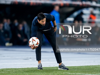 Vitor Bruno head coach of FC Porto looks on during the UEFA Europa League 2024/25 League Phase MD4 match between SS Lazio and FC Porto at St...