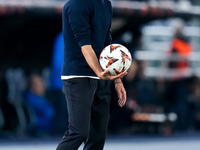 Vitor Bruno head coach of FC Porto gestures during the UEFA Europa League 2024/25 League Phase MD4 match between SS Lazio and FC Porto at St...