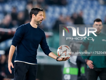 Vitor Bruno head coach of FC Porto gestures during the UEFA Europa League 2024/25 League Phase MD4 match between SS Lazio and FC Porto at St...