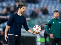 Vitor Bruno head coach of FC Porto gestures during the UEFA Europa League 2024/25 League Phase MD4 match between SS Lazio and FC Porto at St...