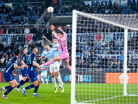 Alessio Romagnoli of SS Lazio scores first goal during the UEFA Europa League 2024/25 League Phase MD4 match between SS Lazio and FC Porto a...