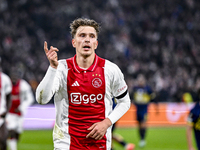 During the match between Ajax and Maccabi Tel Aviv at the Johan Cruijff ArenA for the UEFA Europa League - League phase - Matchday 4 of the...