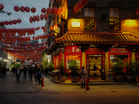 A general view of the area of Chinatown in Soho, London, on November 5, 2024. (