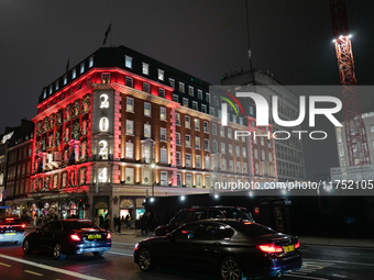 The Fortnum and Mason store stands in Piccadilly, London, on November 7, 2024. (