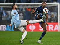 Valentin Castellanos of S.S. Lazio and Tiago Djalo of F.C. Porto are in action during the UEFA Europa League 2024/25 League Phase MD4 match...