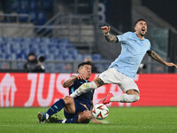 Nehuen Perez of F.C. Porto and Mattia Zaccagni of S.S. Lazio are in action during the UEFA Europa League 2024/25 League Phase MD4 match betw...