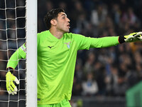 Christos Mandas of S.S. Lazio plays during the UEFA Europa League 2024/25 League Phase MD4 match between S.S. Lazio and F.C. Porto at Olympi...