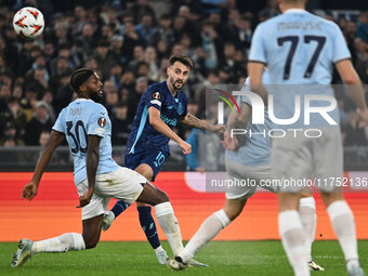 Fabio Vieira of F.C. Porto plays during the UEFA Europa League 2024/25 League Phase MD4 match between S.S. Lazio and F.C. Porto at Olympic S...