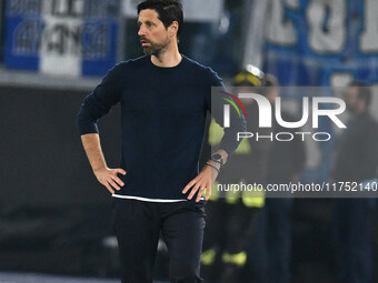 Vitor Bruno coaches F.C. Porto during the UEFA Europa League 2024/25 League Phase MD4 match between S.S. Lazio and F.C. Porto at Olympic Sta...