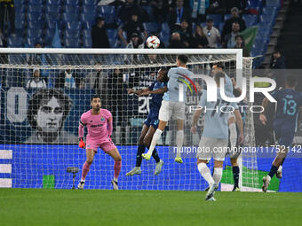 Matias Vecino of S.S. Lazio is in action during the UEFA Europa League 2024/25 League Phase MD4 match between S.S. Lazio and F.C. Porto at O...