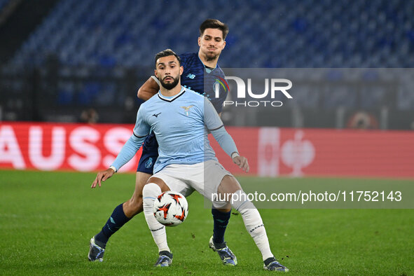 Valentin Castellanos of S.S. Lazio is in action during the UEFA Europa League 2024/25 League Phase MD4 match between S.S. Lazio and F.C. Por...