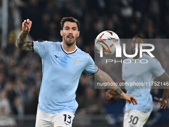 Alessio Romagnoli of S.S. Lazio is in action during the UEFA Europa League 2024/25 League Phase MD4 match between S.S. Lazio and F.C. Porto...