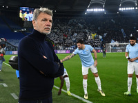 Marco Baroni coaches S.S. Lazio during the UEFA Europa League 2024/25 League Phase MD4 match between S.S. Lazio and F.C. Porto at Olympic St...