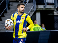 Fenerbahce forward Dusan Tadic plays during the match between AZ and Fenerbahce at the AFAS Stadium for the UEFA Europa League - League phas...