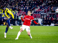 Fenerbahce forward Allan Saint-Maximin plays during the match between AZ and Fenerbahce at the AFAS Stadium for the UEFA Europa League - Lea...